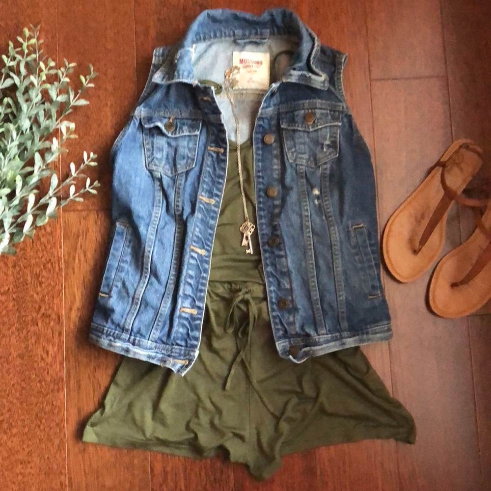 Mossimo denim vest